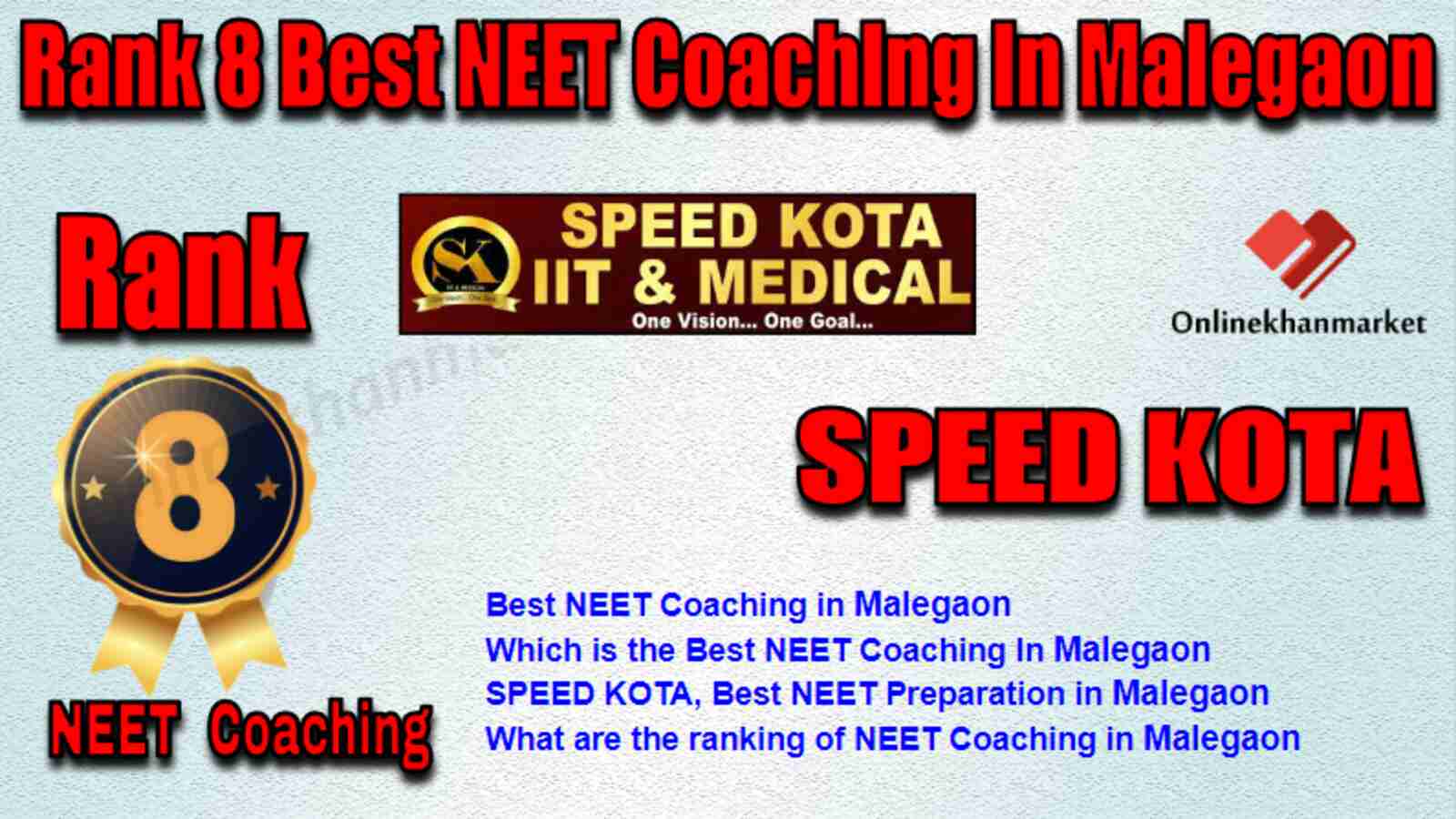 Rank 8 Best NEET Coaching in Malegaon