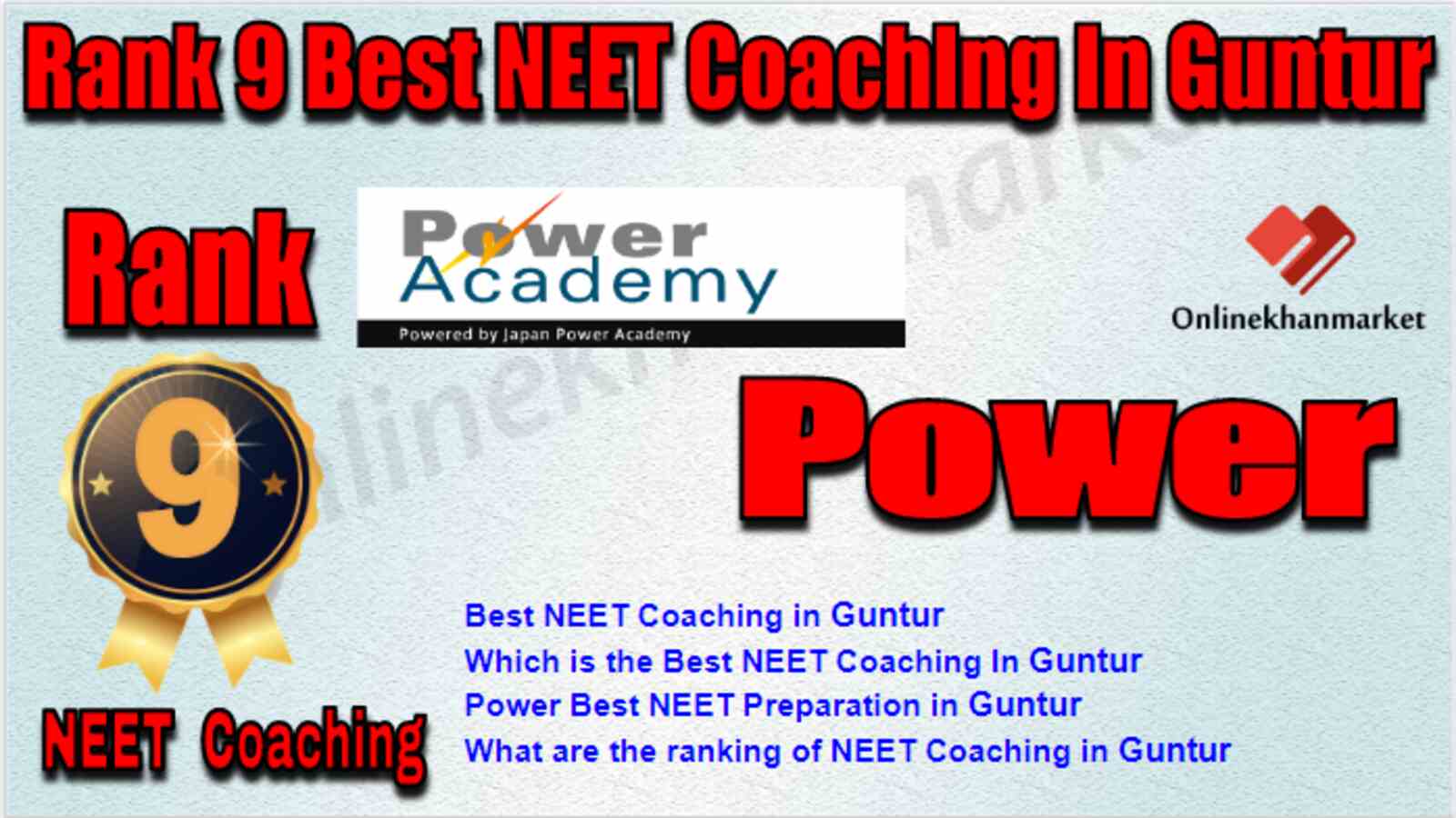 Rank 9 Best NEET Coaching in Guntur