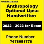 Anthropology optional upsc Handwritten - Plutus IAS
