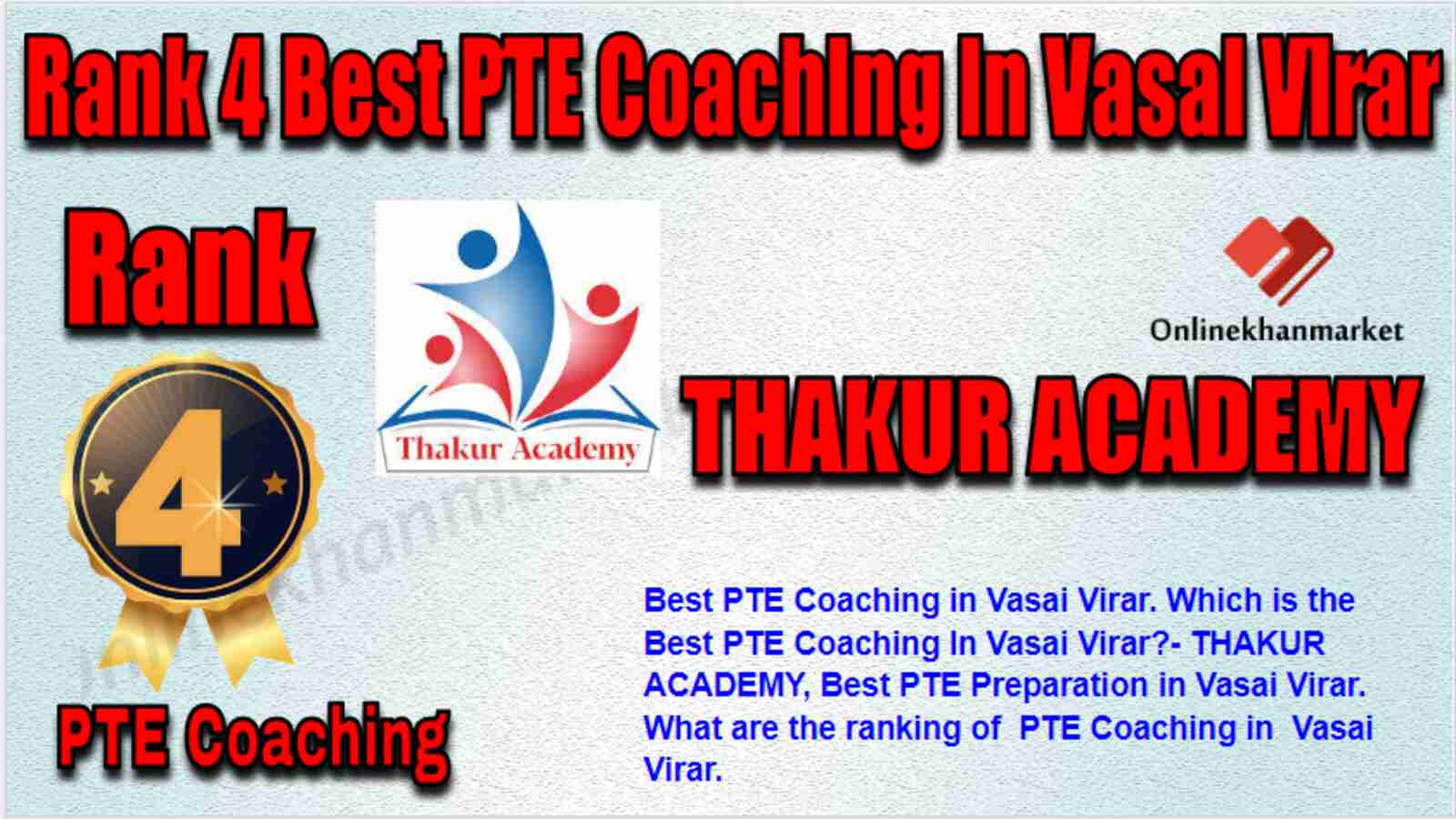 Rank 4 Best PTE Coaching in Vasai Virar