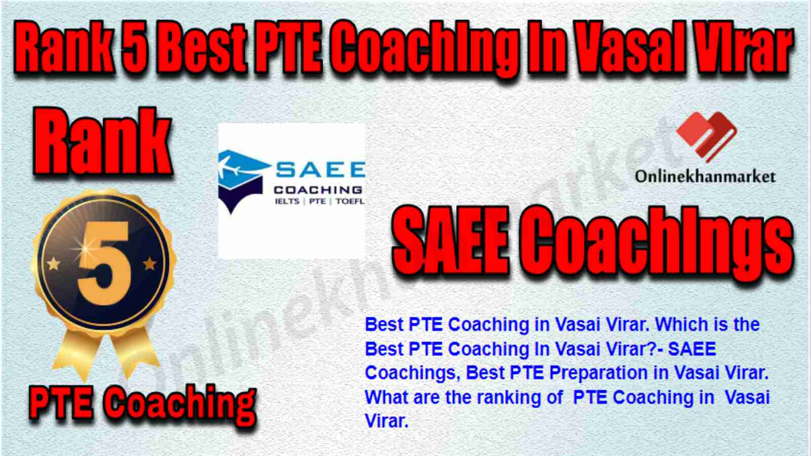Rank 5 Best PTE Coaching in Vasai Virar