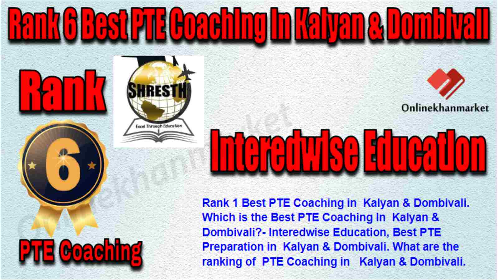 Rank 6 Best PTE Coaching in Kalyan & Dombivali