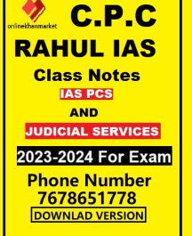 C.P.C RAHUL IAS PCS AND JUDICIAL SERVICES Book