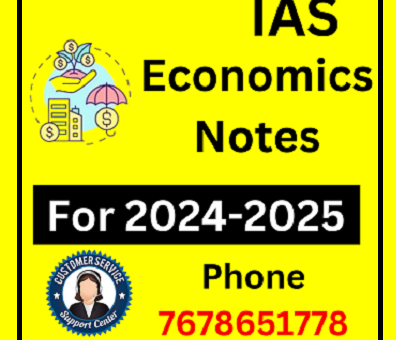 Economics Notes For UPSC IAS Complete Notes