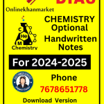 CHEMISTRY Optional Handwritten Notes DIAS