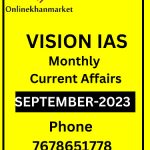 Vision IAS Monthly Current Affairs September 2023 (English Medium)