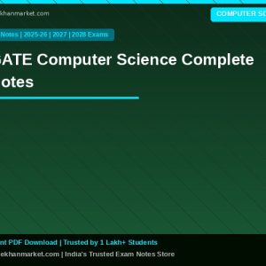 GATE Computer Science Complete Notes