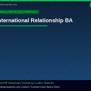 International Relationship BA