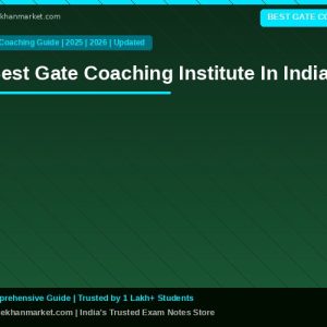 Best Gate Coaching Institute In India