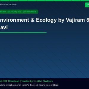 Environment & Ecology  by Vajiram & Ravi