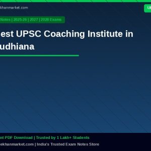 Best UPSC Coaching Institute in Ludhiana