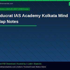 Educrat IAS Academy Kolkata Mind Map Notes