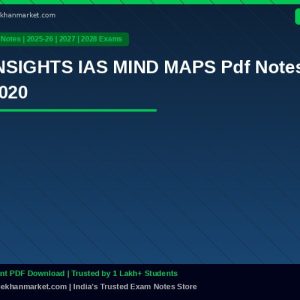 INSIGHTS IAS MIND MAPS Pdf Notes 2020