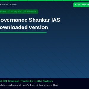 Governance Shankar IAS downloaded version