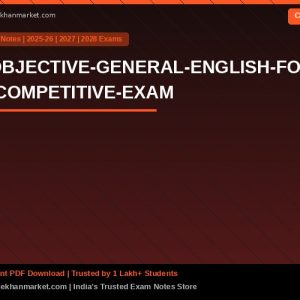 OBJECTIVE-GENERAL-ENGLISH-FOR -COMPETITIVE-EXAM