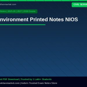 Environment Printed Notes NIOS