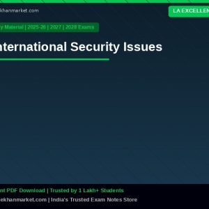 International Security Issues
