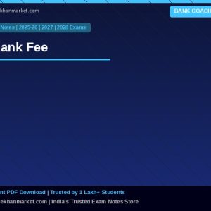 Bank Fee