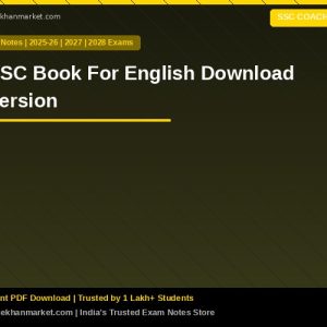 SSC Book For English Download Version