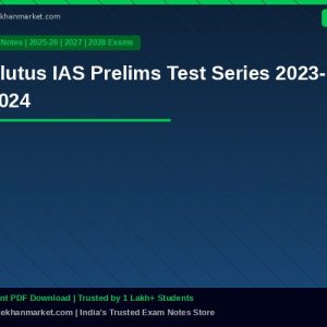 Plutus IAS Prelims Test Series 2023- 2024