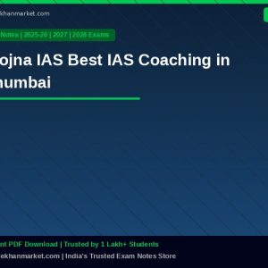 Yojna IAS Best IAS Coaching in mumbai