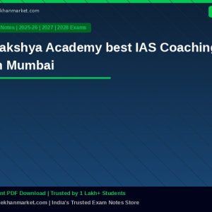 Lakshya Academy best IAS Coaching in Mumbai