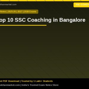 Top 10 SSC Coaching in Bangalore