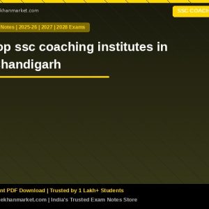 top ssc coaching institutes in Chandigarh