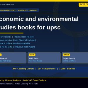 Economic and environmental studies books for upsc