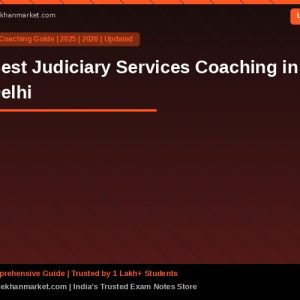 Best Judiciary Services Coaching in Delhi