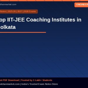 Top IIT-JEE Coaching Institutes in Kolkata