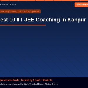 Best 10 IIT JEE Coaching in Kanpur