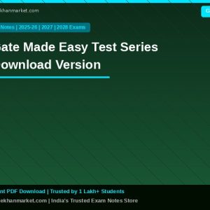 Gate Made Easy Test Series Download Version